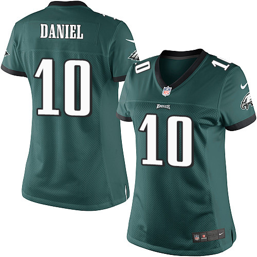 Women's Elite Chase Daniel Nike Jersey Midnight Green Home - #10 NFL Philadelphia Eagles